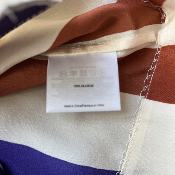 Tory Burch Lane Blouse Size 2 - Picture 10 of 11